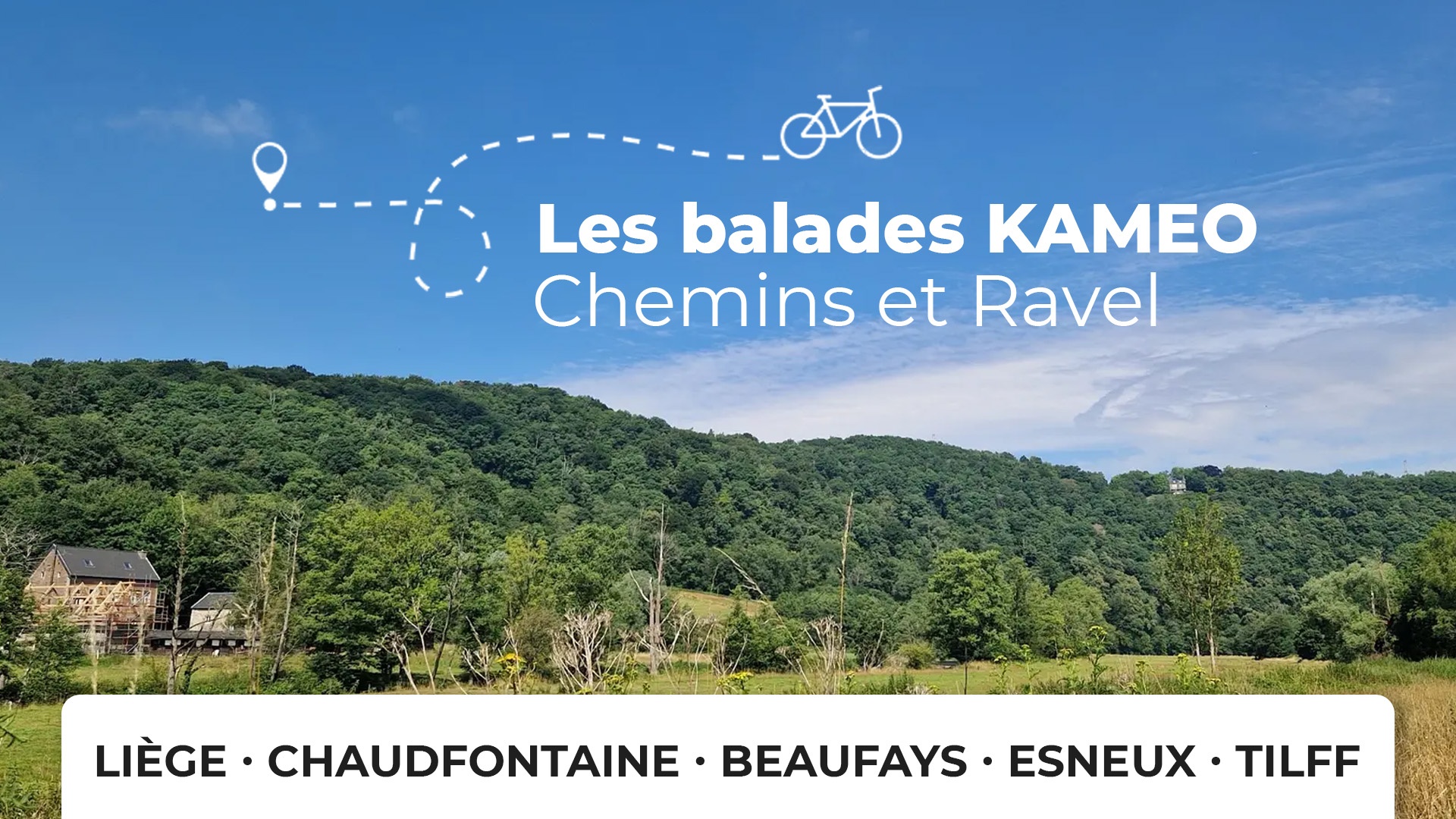 Balade vélo RAVeL Liège : 51 km à travers la région