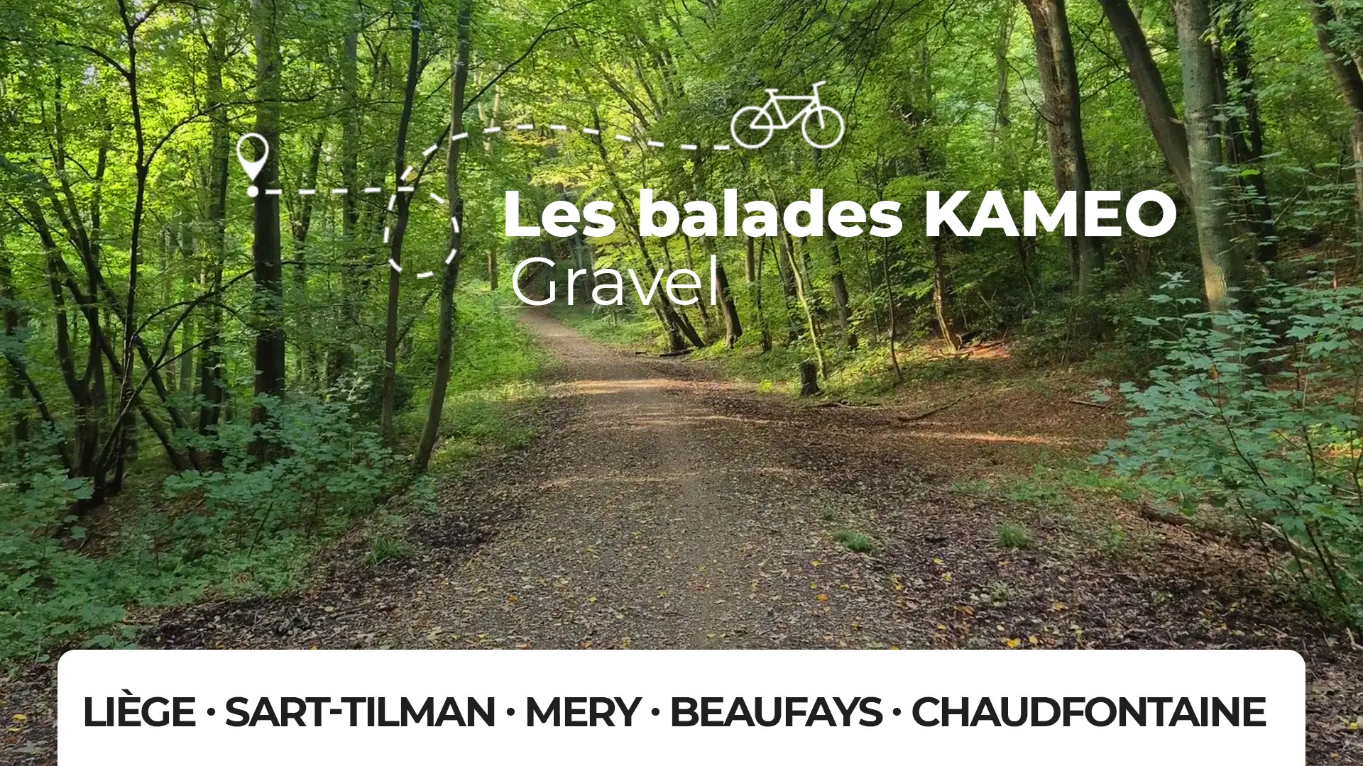 Balade vélo Gravel Liège : 43 km en pleine nature